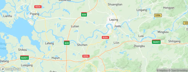 Zhenqiao, China Map