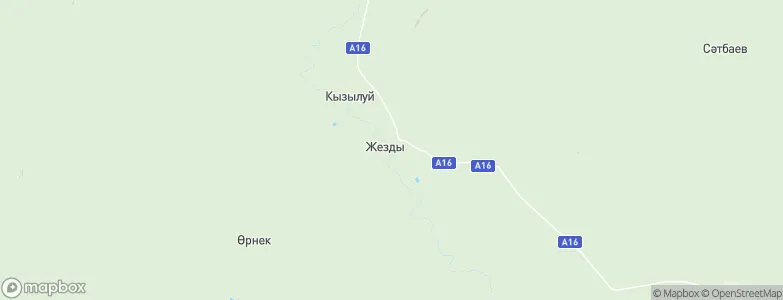 Zhezdi, Kazakhstan Map