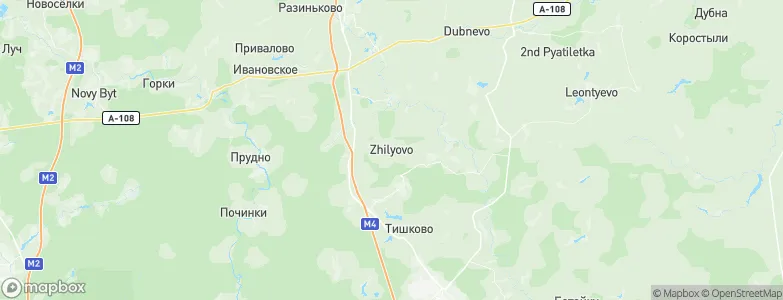 Zhilëvo, Russia Map