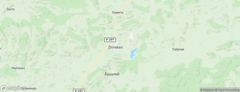 Zhireken, Russia Map