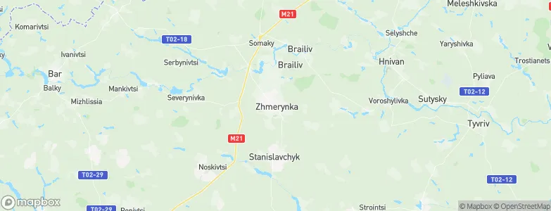 Zhmerynka, Ukraine Map