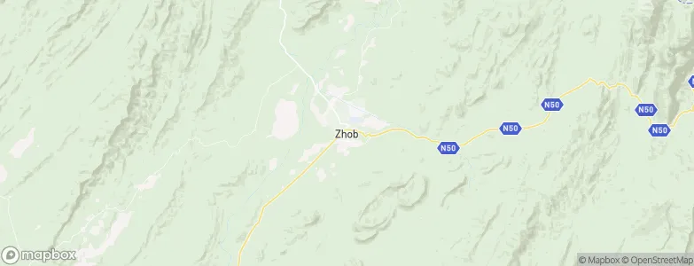 Zhob, Pakistan Map