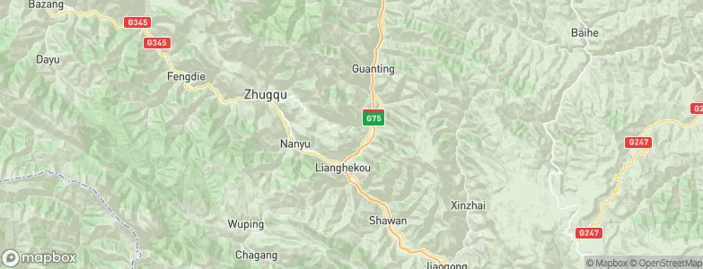 Zhongpai, China Map