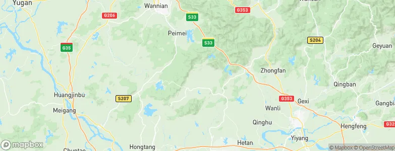Zhoufang, China Map