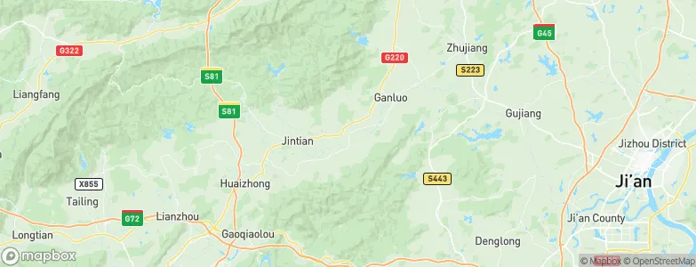 Zhouhu, China Map