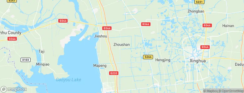 Zhoushan, China Map