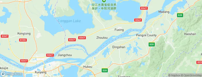 Zhoutou, China Map