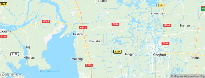 Zhouxiang, China Map