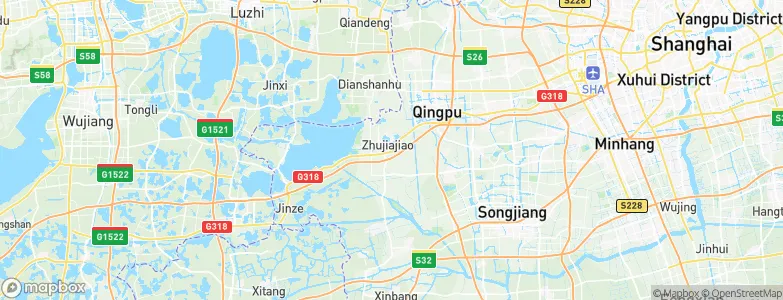 Zhujiajiao, China Map
