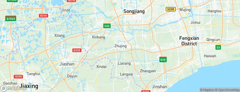 Zhujing, China Map