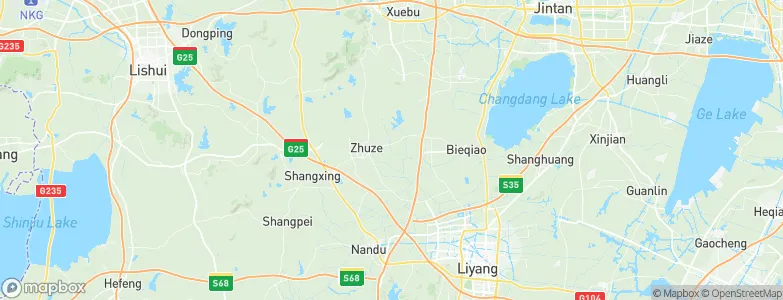 Zhuze, China Map