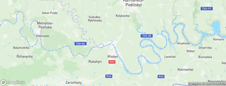 Zhvanets, Ukraine Map