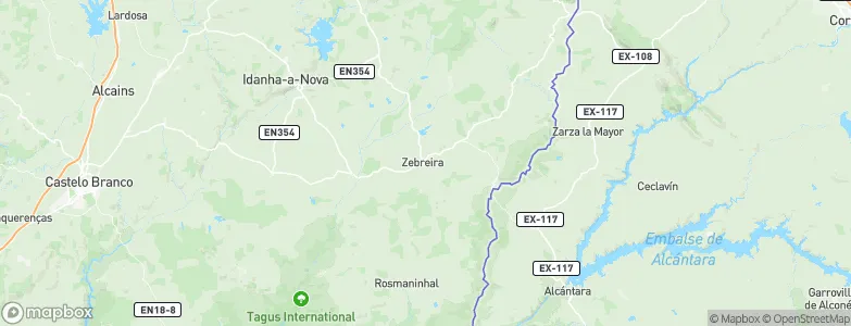Zibreira, Portugal Map