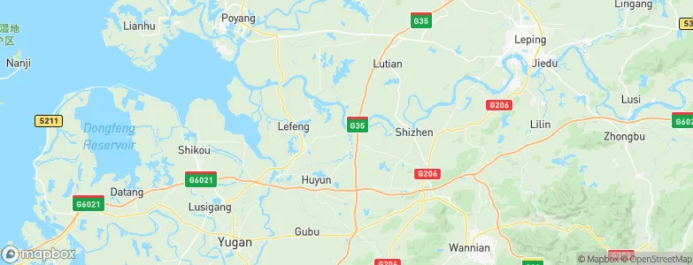 Zibu, China Map