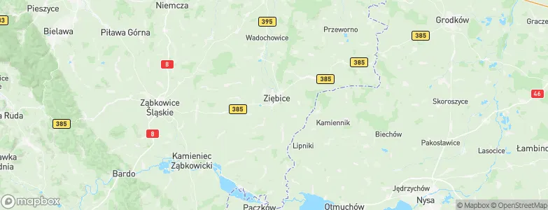 Ziębice, Poland Map
