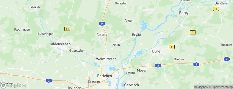 Zielitz, Germany Map