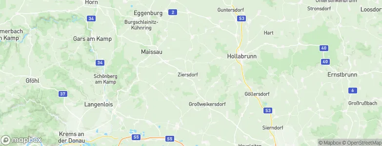 Ziersdorf, Austria Map