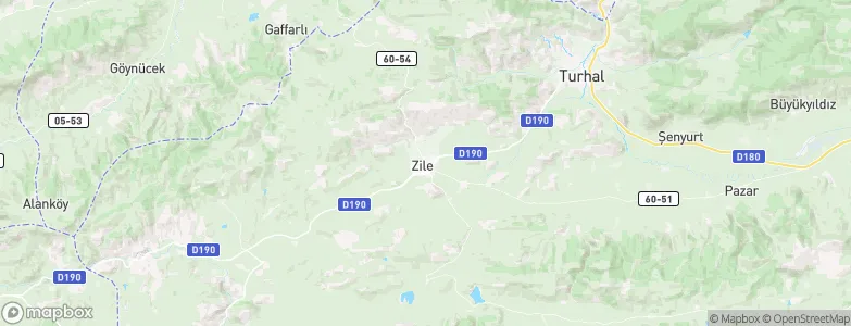 Zile, Turkey Map