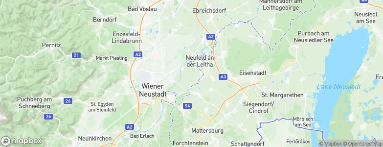 Zillingdorf, Austria Map