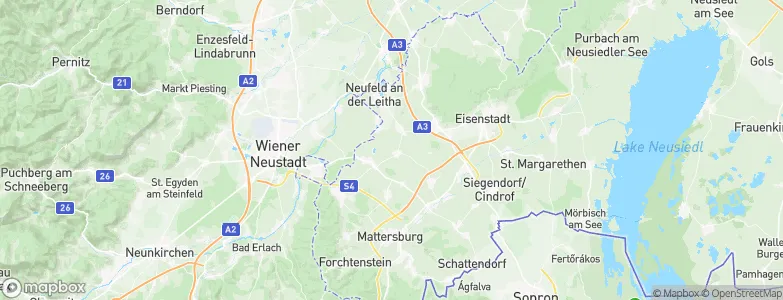 Zillingtal, Austria Map