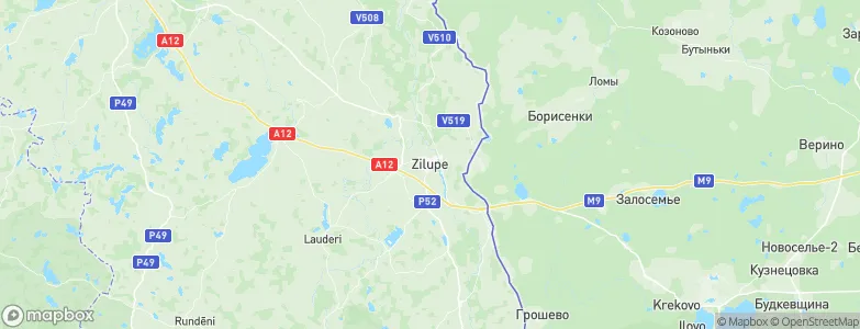 Zilupe, Latvia Map
