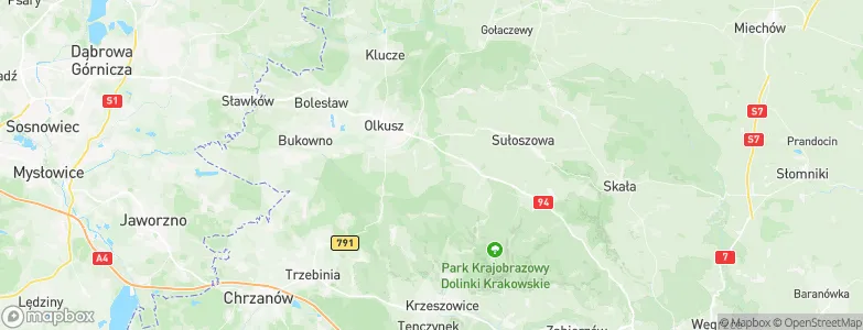 Zimnodół, Poland Map