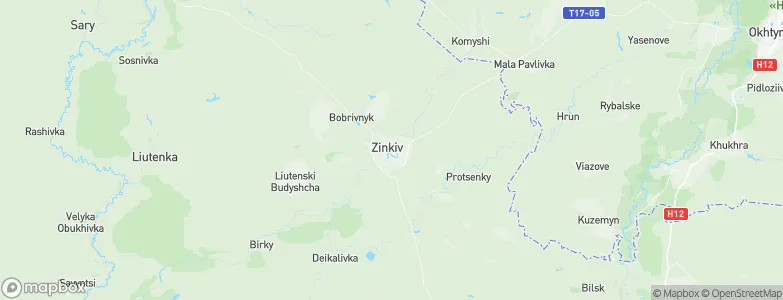 Zin'kiv, Ukraine Map