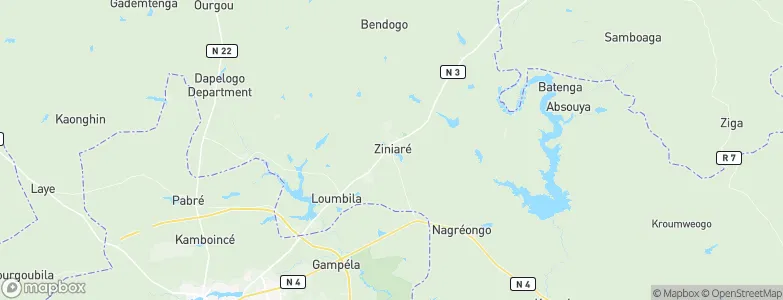 Ziniaré, Burkina Faso Map