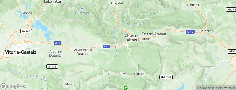 Ziordia, Spain Map