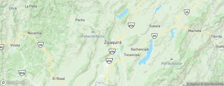 Zipaquirá, Colombia Map