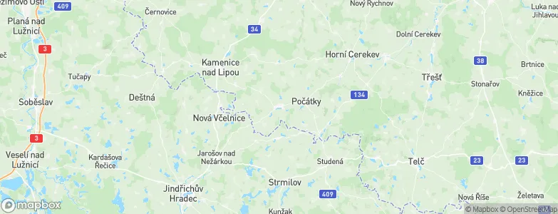 Žirovnice, Czechia Map