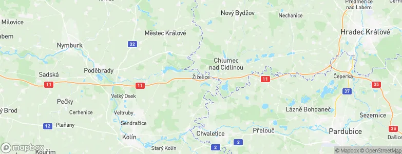 Žiželice, Czechia Map