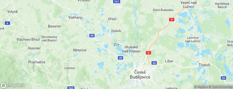 Zliv, Czechia Map
