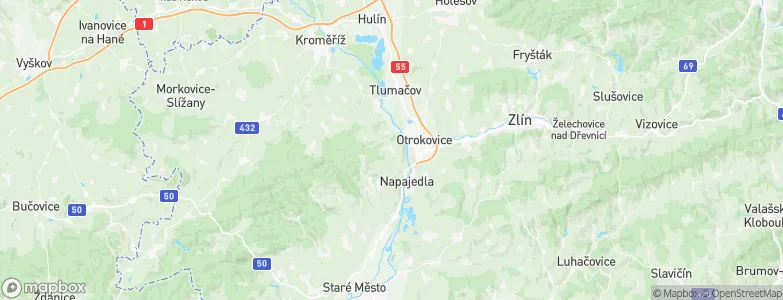 Žlutava, Czechia Map