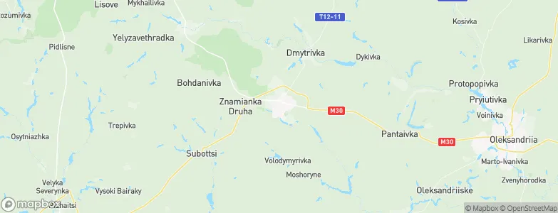 Znamianka, Ukraine Map