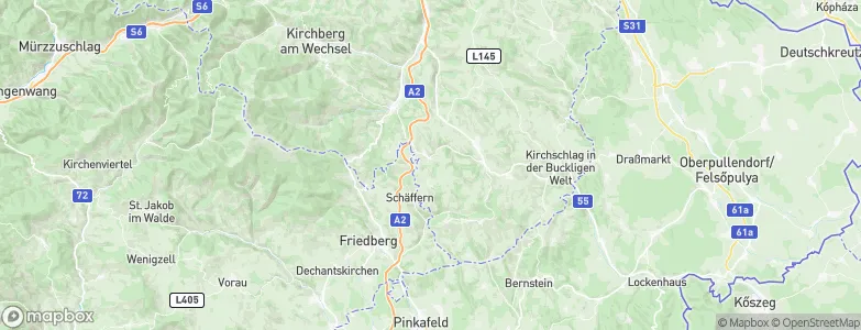 Zöbern, Austria Map