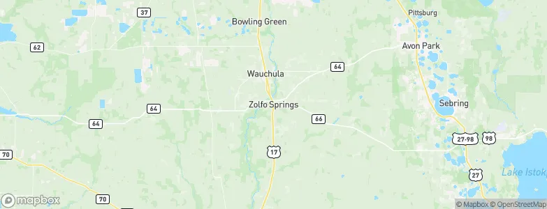 Zolfo Springs, United States Map