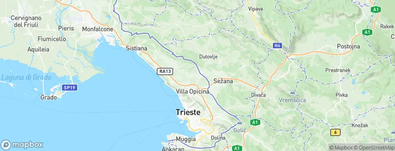 Zolla, Italy Map