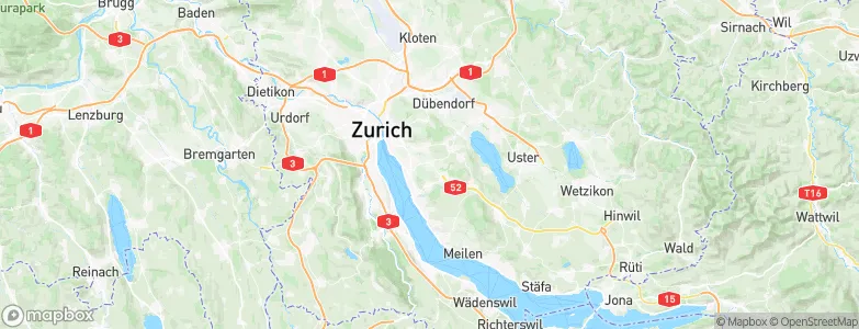 Zollikerberg, Switzerland Map