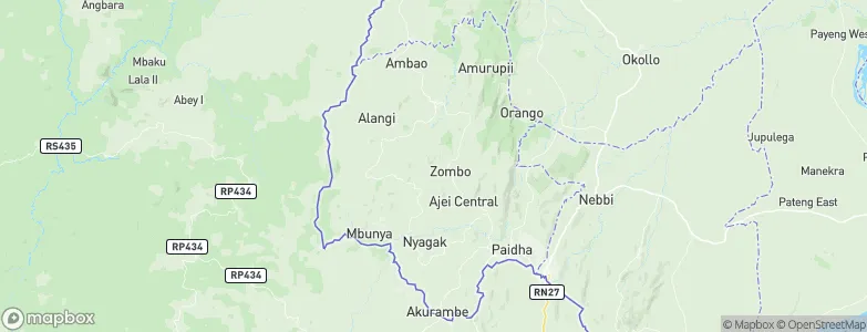 Zombo District, Uganda Map