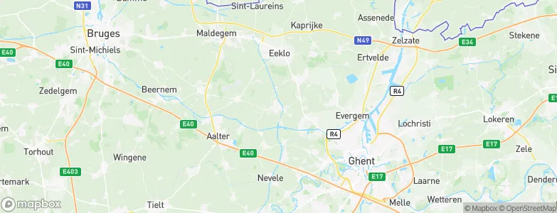 Zomergem, Belgium Map