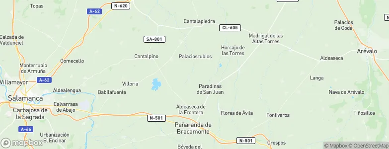 Zorita de la Frontera, Spain Map