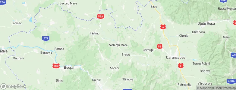 Zorlenţu Mare, Romania Map