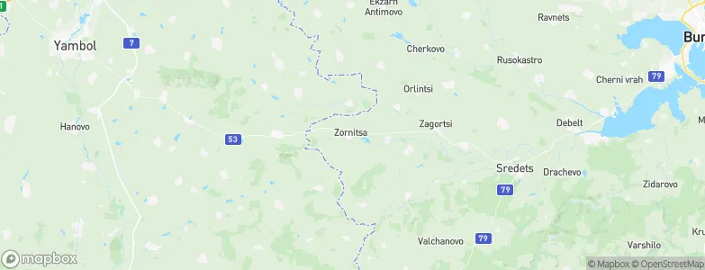 Zornitsa, Bulgaria Map