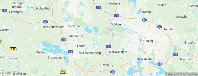 Zöschen, Germany Map
