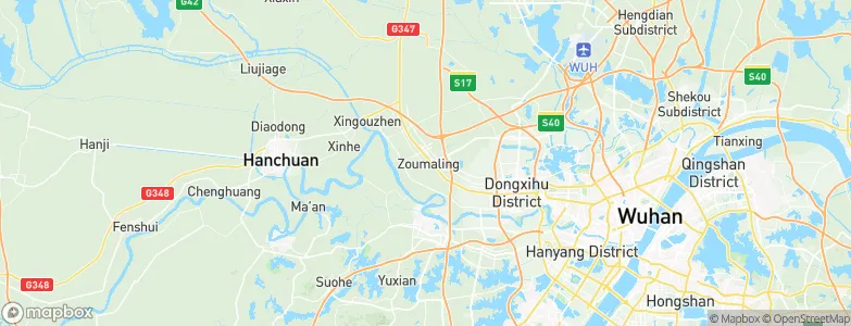Zoumaling, China Map