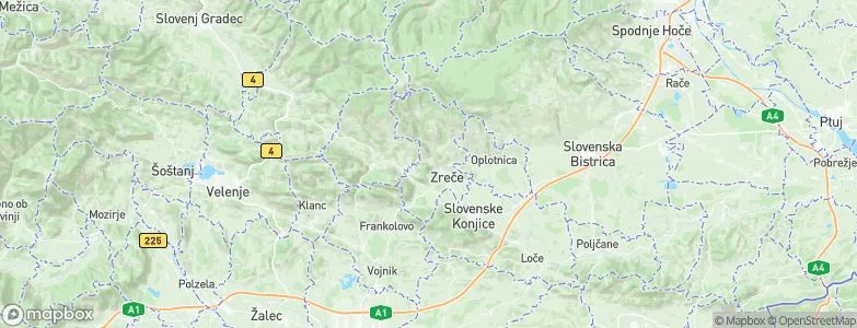 Zrece, Slovenia Map