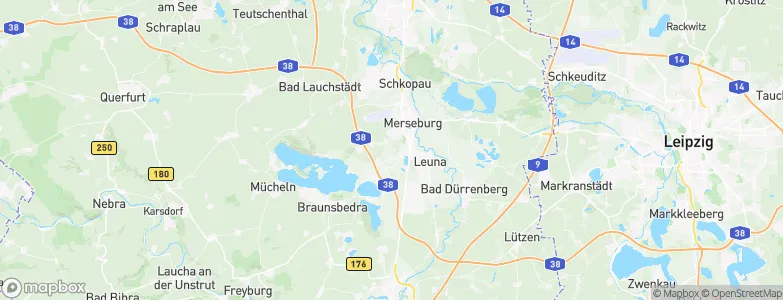 Zscherben, Germany Map