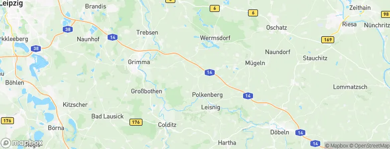 Zschoppach, Germany Map