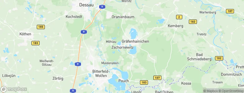 Zschornewitz, Germany Map